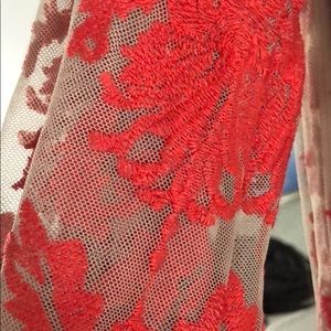 For Love And Lemons Dresses - For Love and Lemons red off the shoulder dress For Love And Lemons Dresses - For Love and Lemons red off the shoulder dress